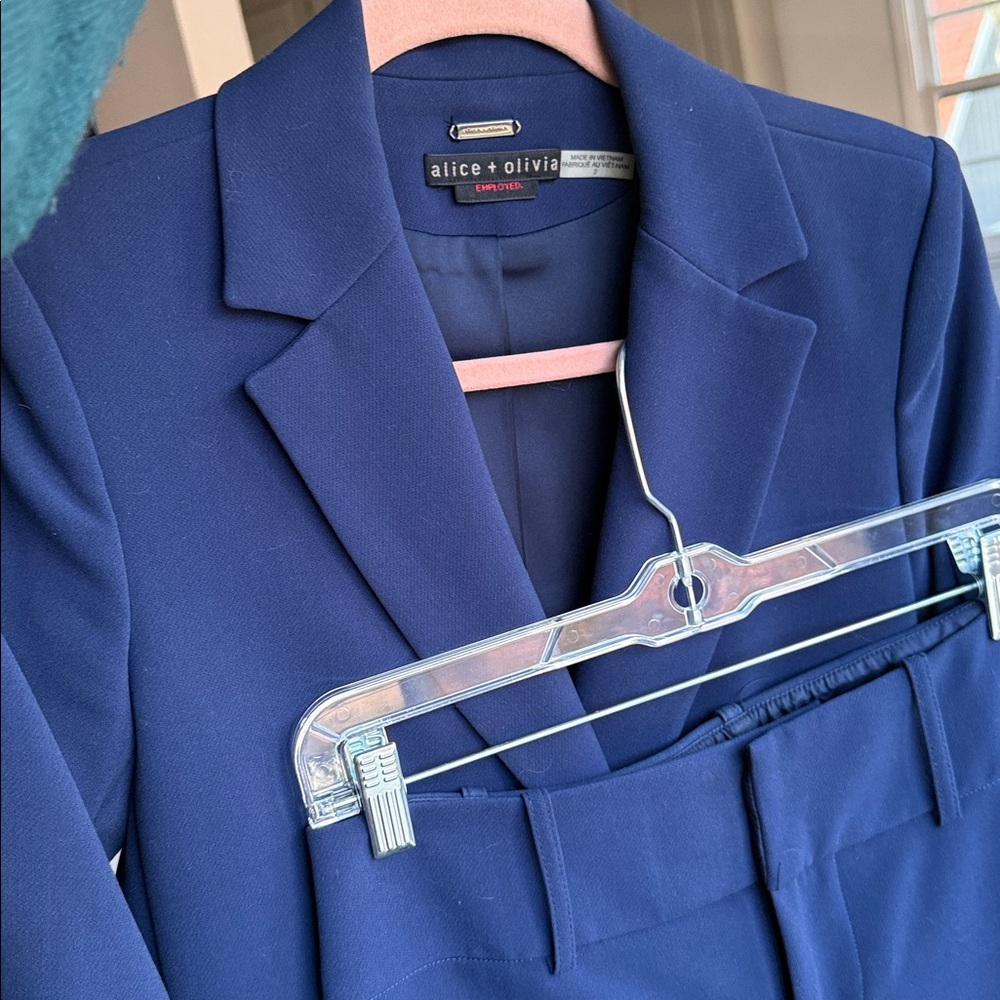 Alice + Olivia bright Navy suit